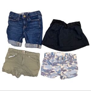 Mixed Brands Lot of Four Girls Shorts & Skort